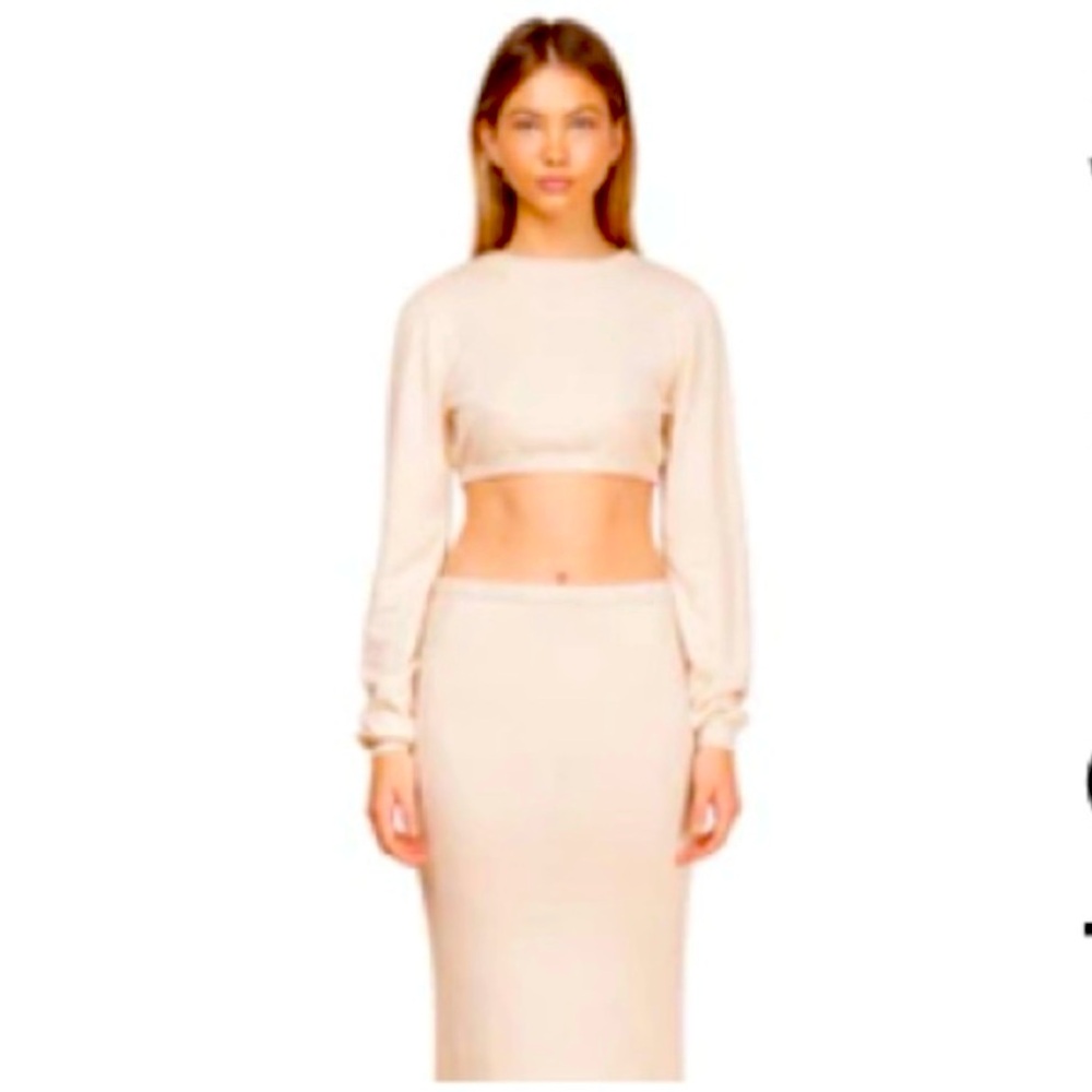 My Mum Made It soft knit sweater cropped
